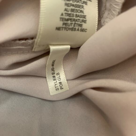 Eliza J. Animal print cheetah pink black midi maxi wrap v neck dress flowy sz 6 - Picture 14 of 16